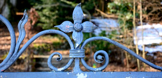 Iron decorative curlicue