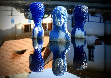 Reflection head face
