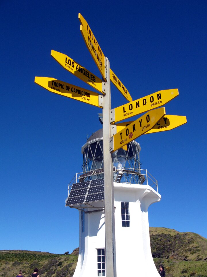 Direction lighthouse cape reinga