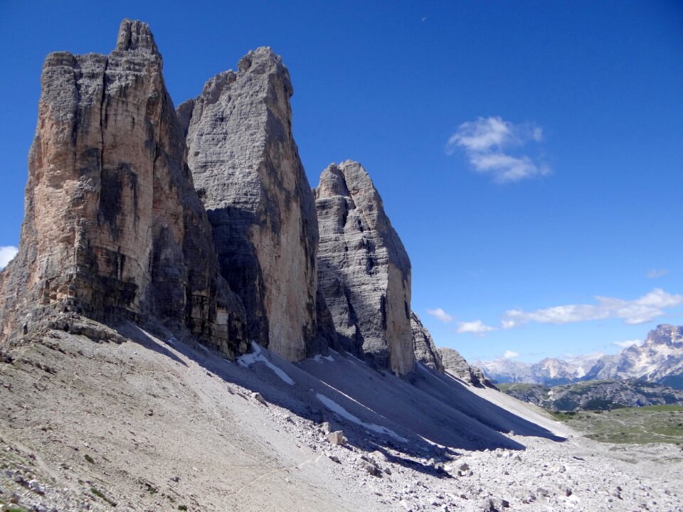 Italy dolomites rock photo