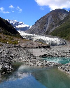 Scenic glacial environment photo
