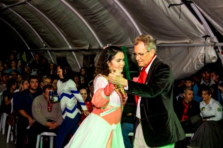 19.09.2019 - Vice-prefeito Idemar Barz prestigia show do grupo Querência - Foto Michel Corvello