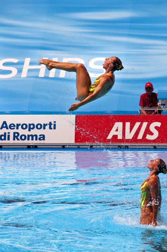 Synchronized olympics diving