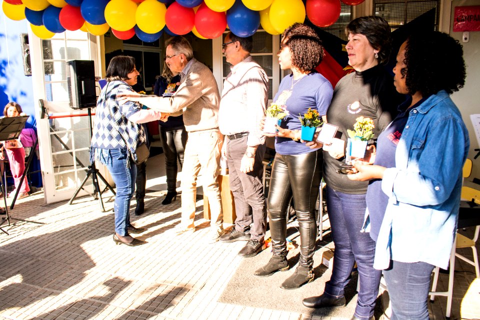 13.09.2019 - Vice-prefeito Idemar Barz prestigia aniversário de 20 anos da Emei Monteiro Lobato - Foto Michel Corvello