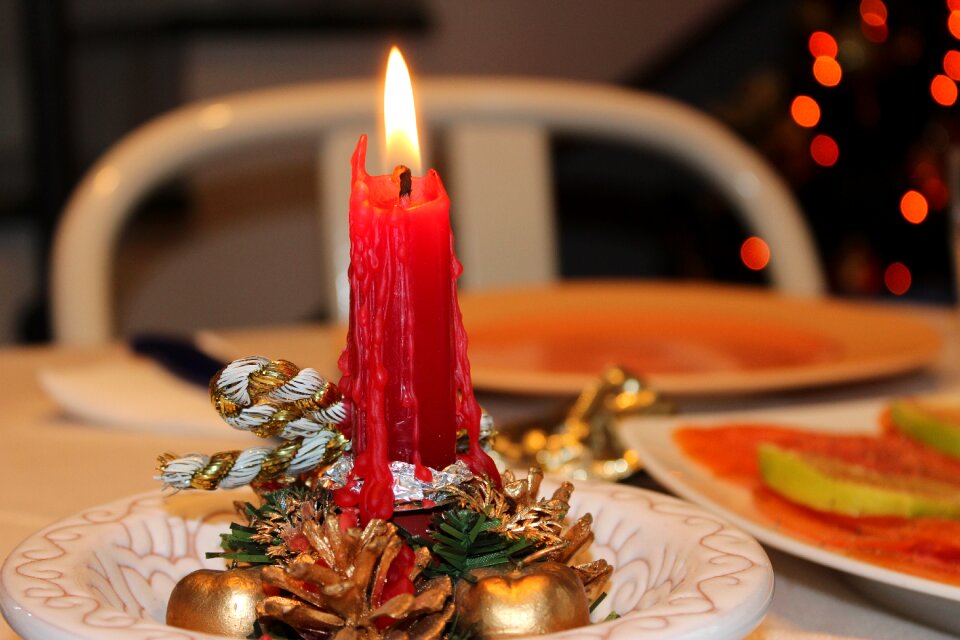 Flame decoration wax