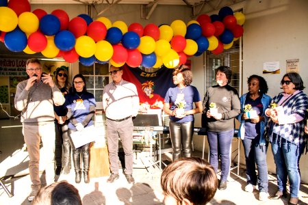 13.09.2019 - Vice-prefeito Idemar Barz prestigia aniversário de 20 anos da Emei Monteiro Lobato - Foto Michel Corvello