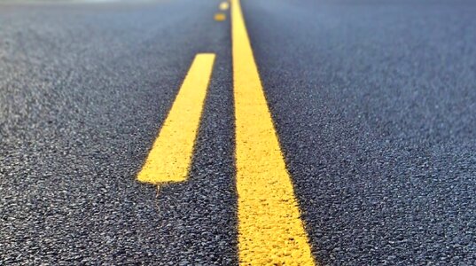 Asphalt street line