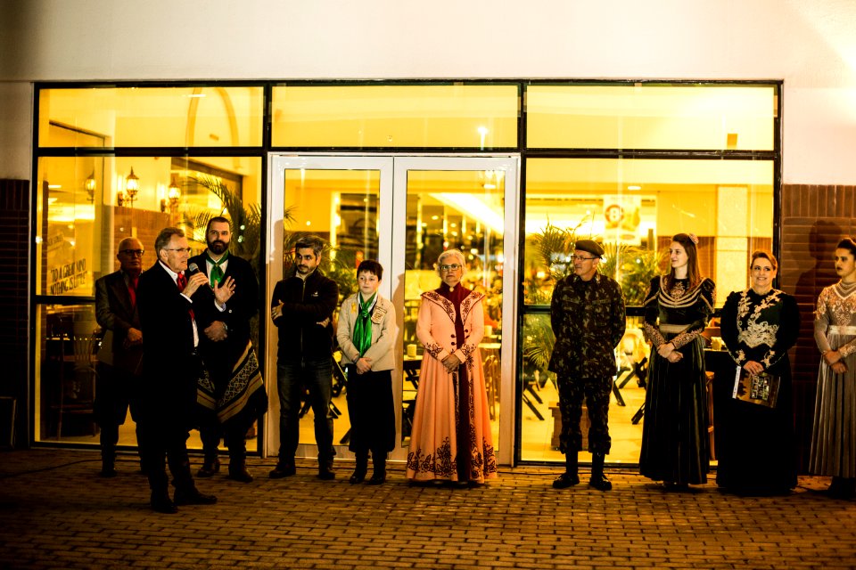 14.09.2019 - Vice prefeito Idemar Barz participa da abertura da Semana Farroupilha no Shopping Pelotas - Foto: Gustavo Vara
