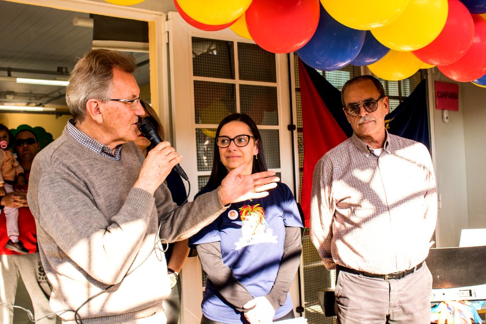 13.09.2019 - Vice-prefeito Idemar Barz prestigia aniversário de 20 anos da Emei Monteiro Lobato - Foto Michel Corvello