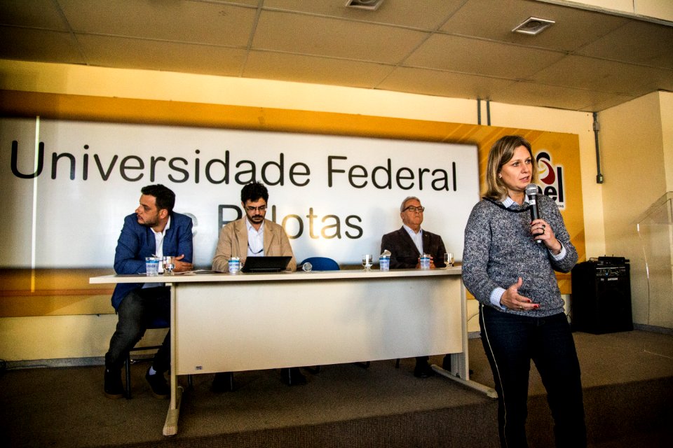 13.09.2019 - Prefeita Paula Mascarenhas realiza palestra na Semana Acadêmica do curso de Gestão Pública - Foto: Gustavo Vara