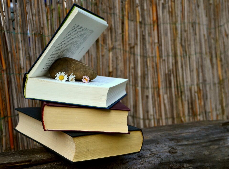 Relax literature book pages