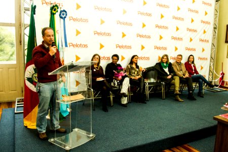 11.09.2019 -  Prefeita Paula Mascarenhas no evento de posse do Conselho dos Direitos da Mulher - Foto: Gustavo Vara