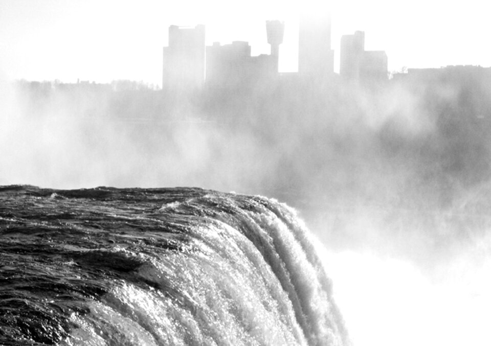 Waterfall wonder gray waterfall