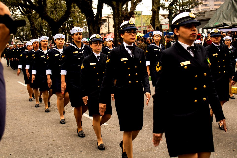 07.09.2019 - Prefeita Paula e o vice-prefeito Idemar Barz prestigiam desfile cívico militar de 7 de setembro - Foto Michel Corvello