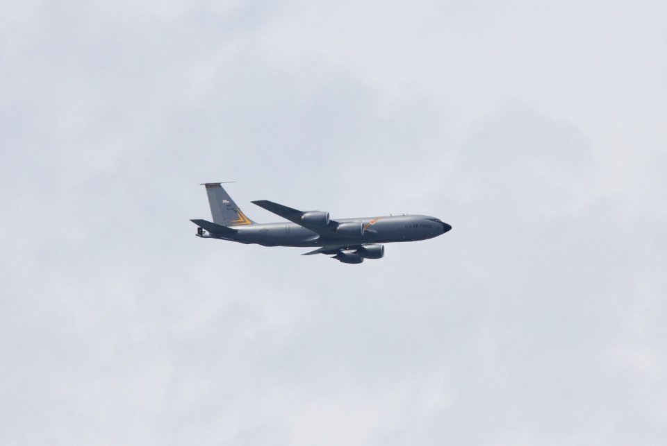 Unknown military cargo plane, Lake St. Clair, 3 May 2013