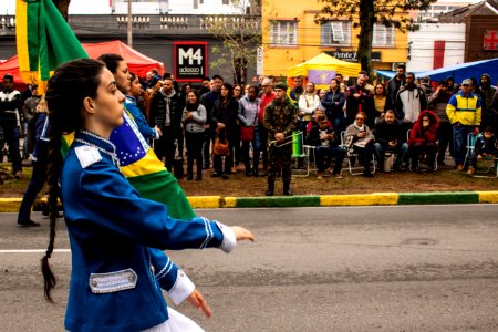 07.09.2019 - Prefeita Paula e o vice-prefeito Idemar Barz prestigiam desfile cívico militar de 7 de setembro - Foto Michel Corvello