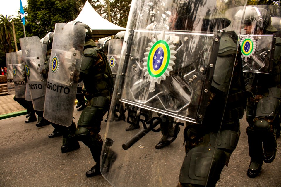 07.09.2019 - Prefeita Paula e o vice-prefeito Idemar Barz prestigiam desfile cívico militar de 7 de setembro - Foto Michel Corvello