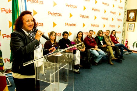 11.09.2019 -  Prefeita Paula Mascarenhas no evento de posse do Conselho dos Direitos da Mulher - Foto: Gustavo Vara