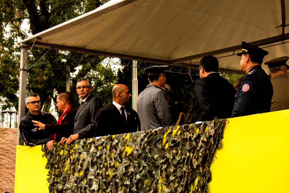 07.09.2019 - Prefeita Paula e o vice-prefeito Idemar Barz prestigiam desfile cívico militar de 7 de setembro - Foto Michel Corvello