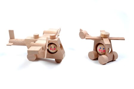 Wooden toys toys helicopter photo
