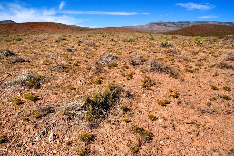 East side of the Caballo Mountains