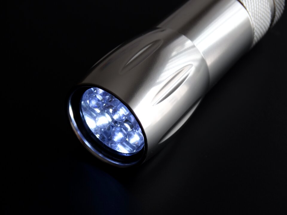 Led shed light ray of light