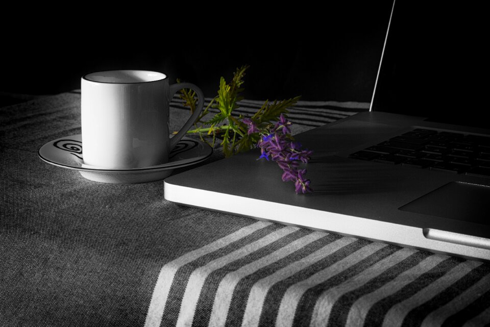 Office at home laptop