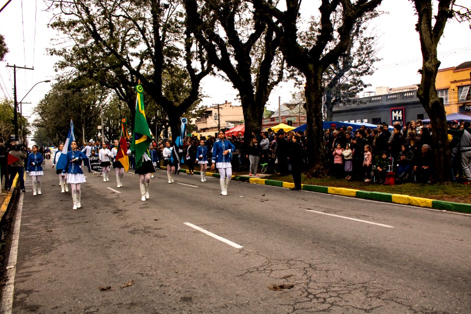 07.09.2019 - Prefeita Paula e o vice-prefeito Idemar Barz prestigiam desfile cívico militar de 7 de setembro - Foto Michel Corvello