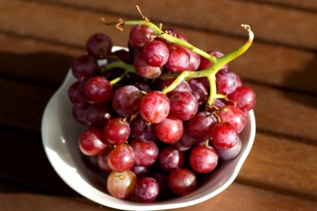 Red Grapes in the Sun