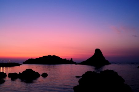 Islands of the Cyclops at Dawn Sicily Italy - Creative Commons by gnuckx