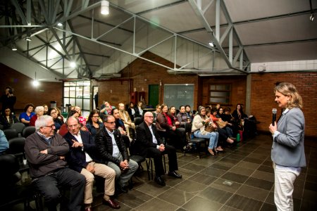30.08.2019 - Prefeita Paula Mascarenhas realiza q qssinatura de convênio entre Prefeitura e Sesi, para treinamento dos professores da rede municipal para atuarem com a metodologia Sesi Educação- Foto: Gustavo Vara