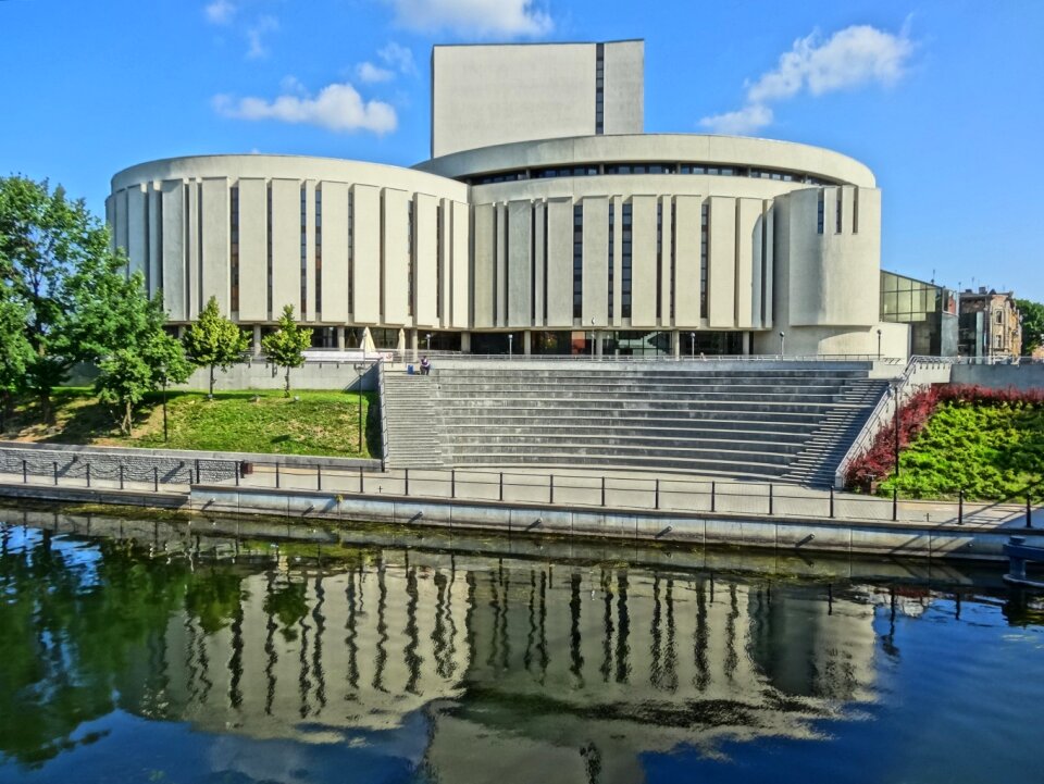 Poland waterfront architecture
