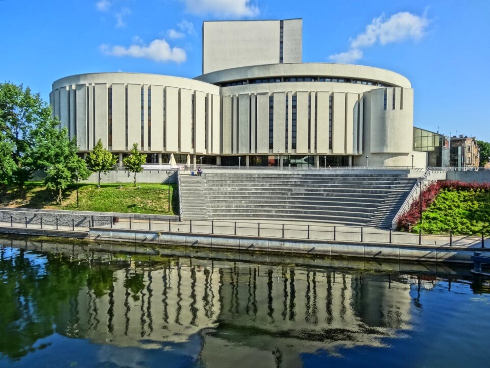 Poland waterfront architecture photo