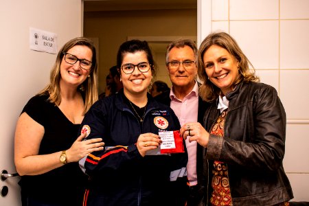 27.08.2019 - Prefeita Paula Mascarenhas prestigia os 14 anos do Samu - Foto Michel Corvello