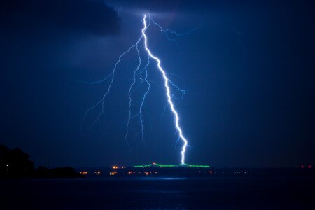 Nature energy lightning