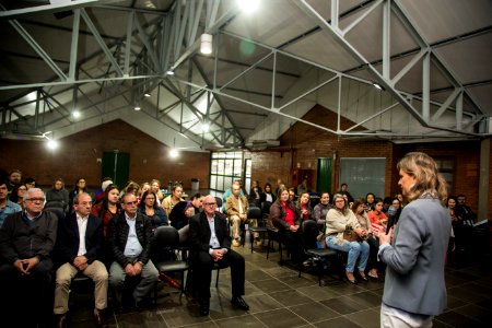 30.08.2019 - Prefeita Paula Mascarenhas realiza q qssinatura de convênio entre Prefeitura e Sesi, para treinamento dos professores da rede municipal para atuarem com a metodologia Sesi Educação- Foto: Gustavo Vara
