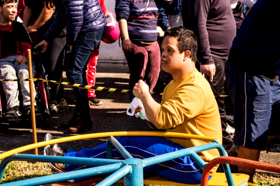 28.08.2019 - Tarde esportiva com alunos das escolas especiais e do Centro Social Urbano do Areal - Foto Michel Corvello