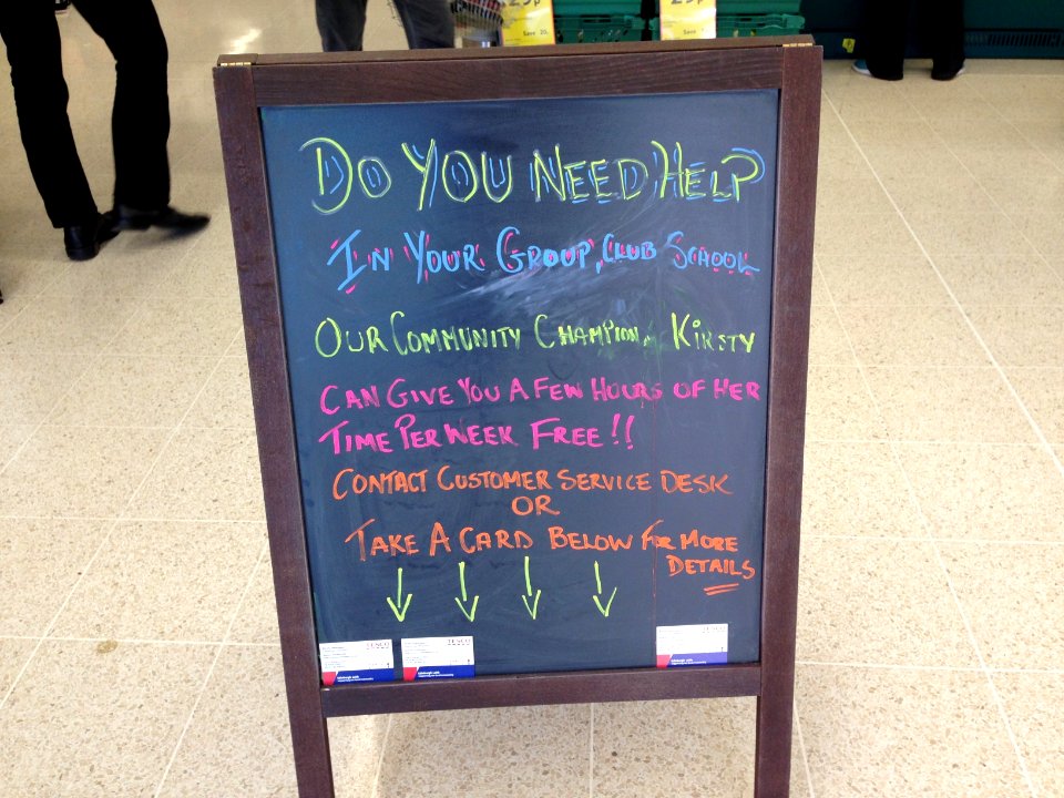 Supermarket Community Champion
