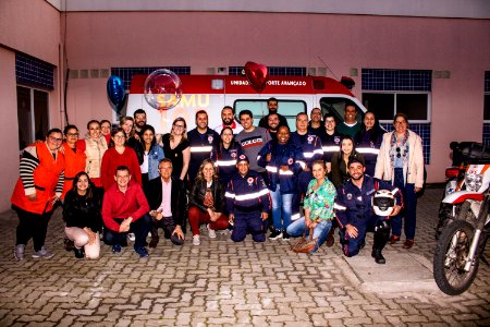 27.08.2019 - Prefeita Paula Mascarenhas prestigia os 14 anos do Samu - Foto Michel Corvello
