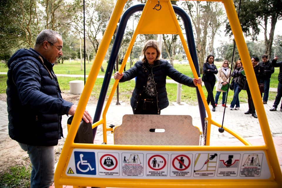 22.08.2019 - Prefeita Paula Mascarenhas participa da inauguração do Parque Anna Laura – Parques para Todos (Alpapato)  - Foto: Gustavo Vara