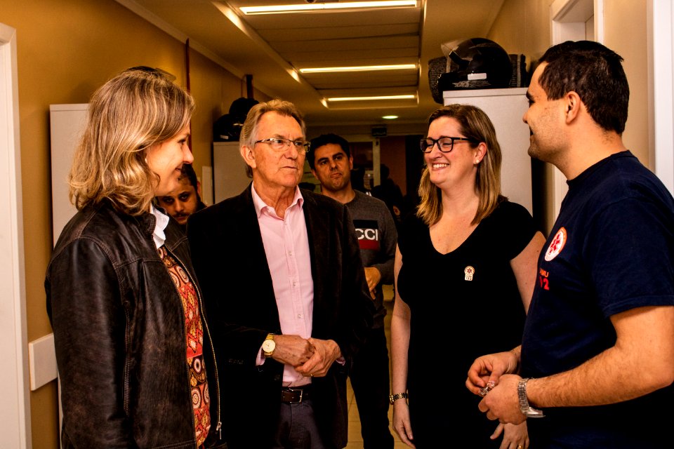 27.08.2019 - Prefeita Paula Mascarenhas prestigia os 14 anos do Samu - Foto Michel Corvello