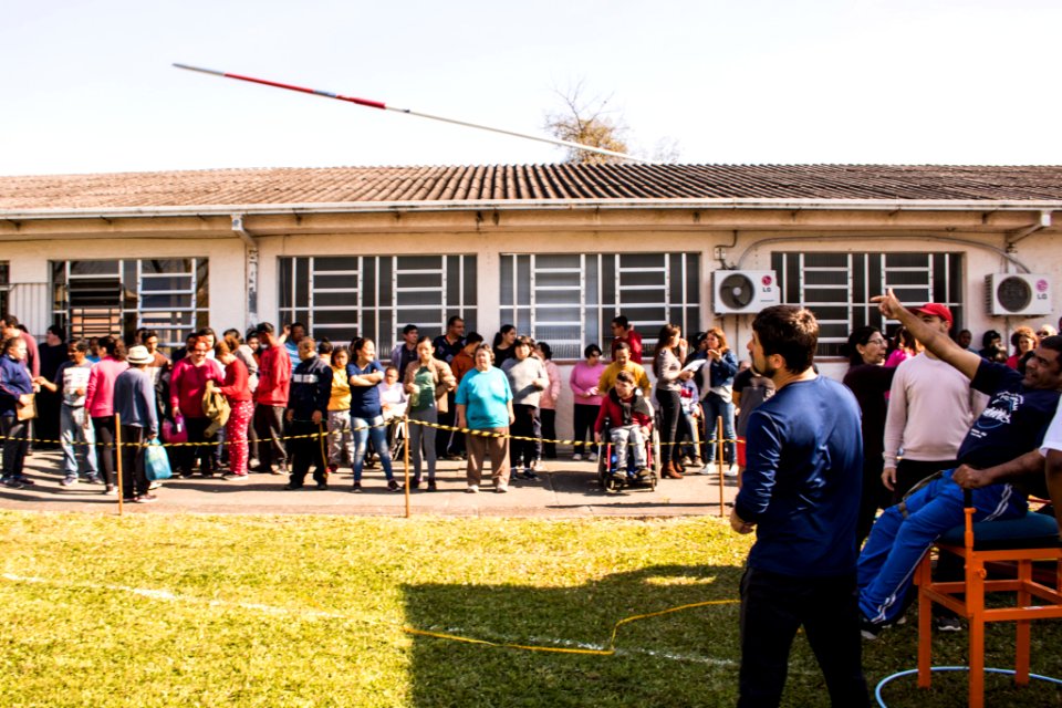 28.08.2019 - Tarde esportiva com alunos das escolas especiais e do Centro Social Urbano do Areal - Foto Michel Corvello