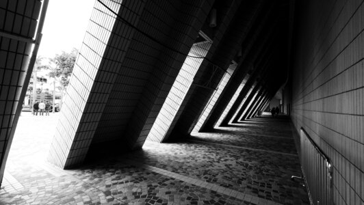 Hong kong hk black and white