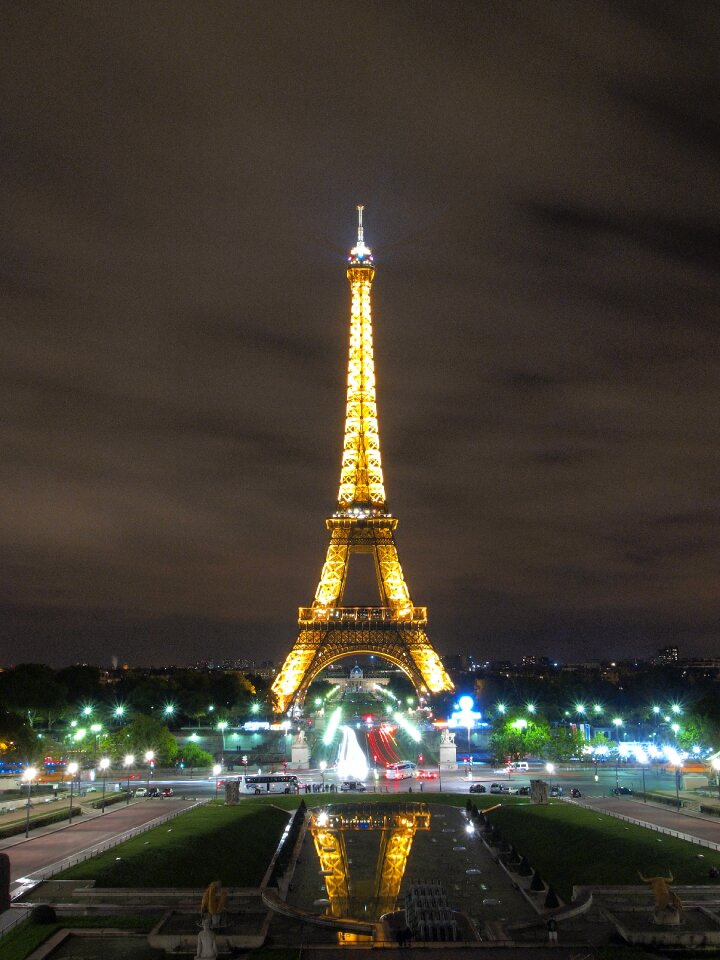 France paris night view photo