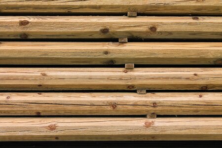 Stack timber material photo