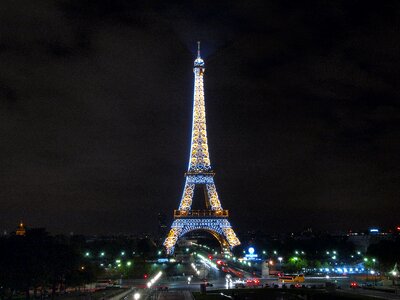 France paris night view photo