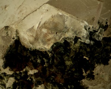 Copper on Calcite 20x photo