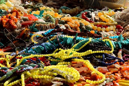 Luxury beads shiny