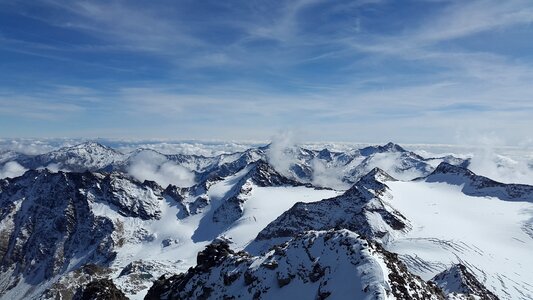 Alpine panorama panorama summit