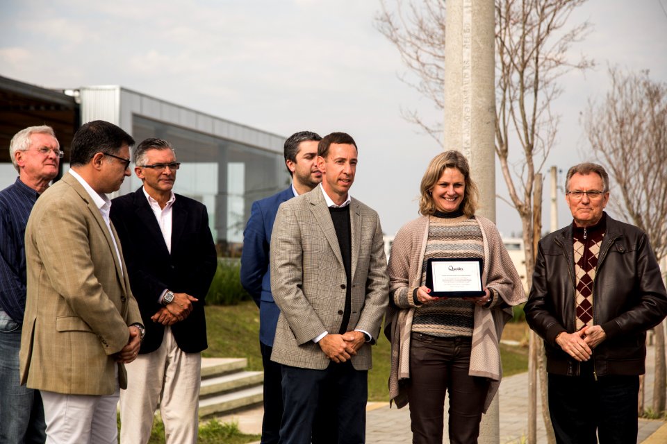 16.08.2019 - Prefeita Paula Mascarenhas e o vice Idemar Barz participam da inauguração da rua Coletora que ligará o Bairro Quartier à avenida Fernando Osório - Foto: Gustavo Vara